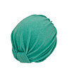 Дамска защитна шапка за плаж или басейн в цвят тюркоаз Turban-1 снимка