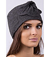 Вълнена дамска шапка в цвят графит Gabi-0 снимка