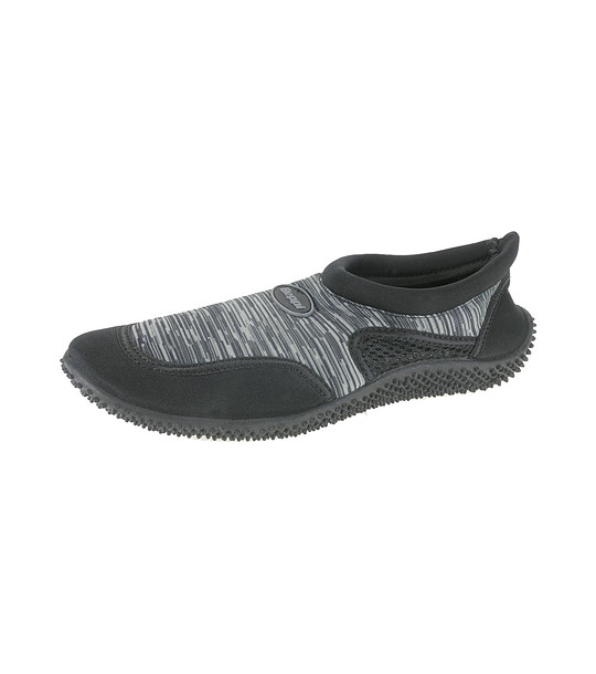 Дамски аква обувки в черно и сиво снимка
