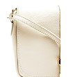Светлобежова дамска кожена чанта за рамо Hana-2 снимка