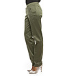 Дамски панталон в цвят каки -2 снимка