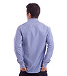 Синя памучна мъжка риза на каре Roman-1 снимка