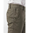 Памучен мъжки панталон в цвят каки Ercolet-4 снимка