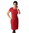 Червена рокля с набори от Vivi Boutique-0 снимка