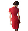 Червена рокля с набори от Vivi Boutique-1 снимка