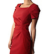 Червена рокля с набори от Vivi Boutique-2 снимка