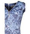 Синя рокля с флорален принт Lenita-2 снимка