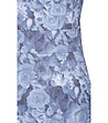 Синя рокля с флорален принт Lenita-3 снимка