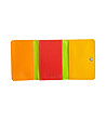 Кожен дамски портфейл в червено и оранжево Brenda-1 снимка