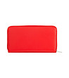 Червен кожен дамски портфейл Cora-2 снимка