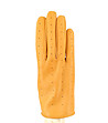 Жълти кожени дамски ръкавици Melinda-0 снимка