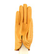 Жълти кожени дамски ръкавици Melinda-1 снимка
