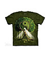 Unisex памучна тениска Yin Yang Tree-0 снимка