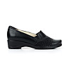 Дамски обувки в черно от естествена кожа Stella-0 снимка