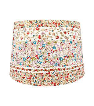 Отворен абажур Червени цветя снимка