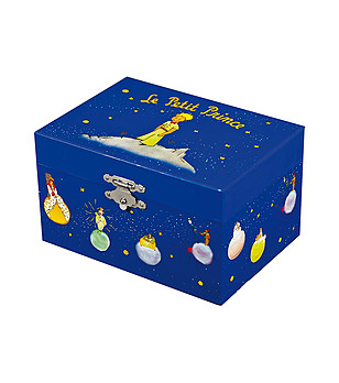 Музикална кутия в синьо Малкият принц снимка