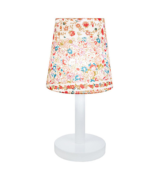 Настолна лампа Червени цветя снимка