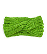 Усукана плетена лента за глава в зелено Della-0 снимка