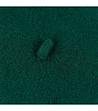 Дамска барета в тъмнозелено Kerry-3 снимка