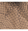 Бежова дамска вълнена барета с ефектна мрежа Mona-3 снимка