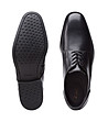 Черни мъжки обувки от естествена кожа Gilman за широко стъпало-1 снимка