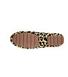 Дамски мокасини от естествена кожа с леопардов принт с косъм Leopard-4 снимка