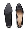 Черни дамски обувки от естествена кожа Calla Rose-1 снимка