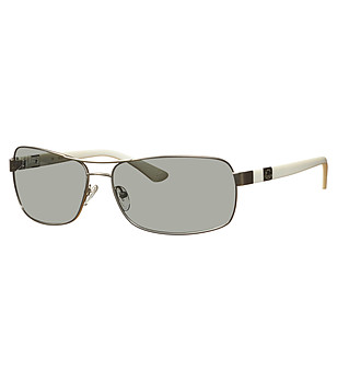 Мъжки слънчеви очила със сребристи рамки снимка