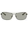 Мъжки слънчеви очила със сребристи рамки-1 снимка
