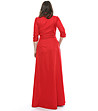 Дълга червена рокля-1 снимка