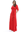 Дълга червена рокля-2 снимка