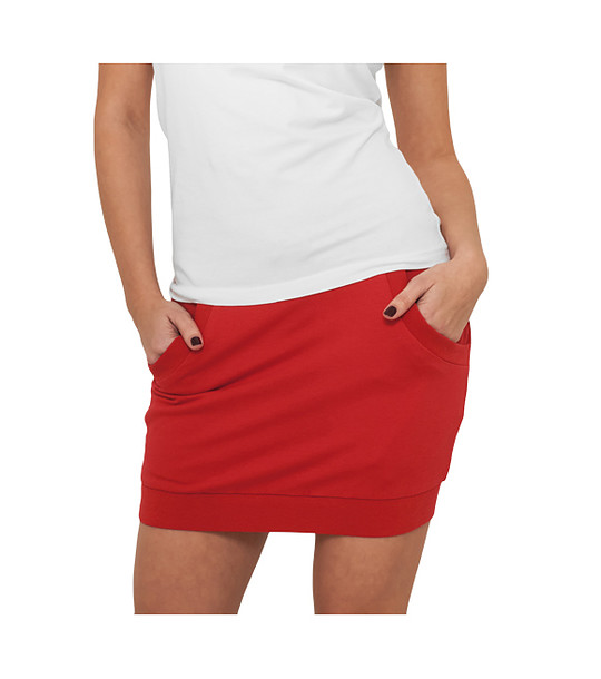 Къса пола в червено Antonia снимка