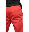 Червен мъжки памучен панталон Chino-2 снимка