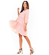 Асиметрична розова рокля Andrina-3 снимка