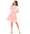 Асиметрична розова рокля Andrina-4 снимка