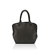 Черна кожена дамска чанта Eleanor-0 снимка