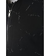 Черен мъжки суитшърт с памук-3 снимка