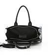 Черна дамска чанта от естествена кожа Lettie-3 снимка