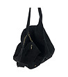 Черна дамска чанта от естествена кожа Amanda-3 снимка