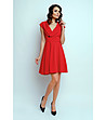 Червена рокля без ръкави-0 снимка