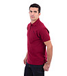 Мъжка памучна блуза в цвят гранат Diego-2 снимка