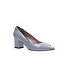 Лачени кожени дамски обувки в сиво Bretta-0 снимка