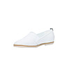 Бели дамски обувки от естествена кожа с перфорации Seva-3 снимка
