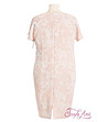 Памучна рокля в розово-бежов нюанс Lobelia-1 снимка