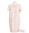 Памучна рокля в розово-бежов нюанс Lobelia-2 снимка