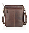 Кафява чанта за рамо от естествена кожа-0 снимка