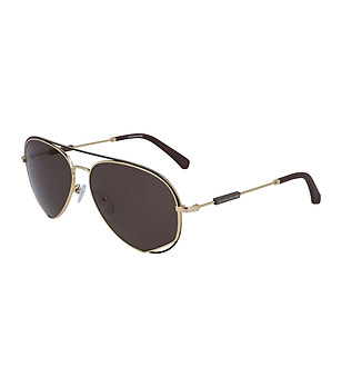 Дамски слънчеви очила в златисто и кафяво Serenity снимка