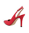 Дамски лачени обувки в червено Helena-2 снимка