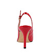 Дамски лачени обувки в червено Helena-4 снимка