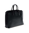 Черна кожена дамска чанта Tiffany-1 снимка